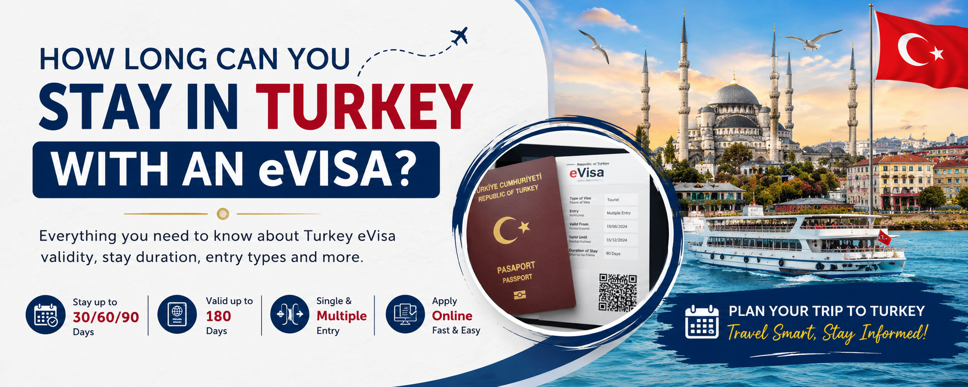 How Long Can You Stay in Turkey with an eVisa?